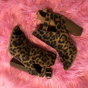 Leopard booties